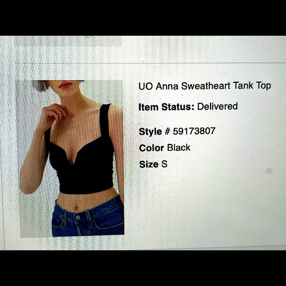 UO Anna Sweetheart Tank Top